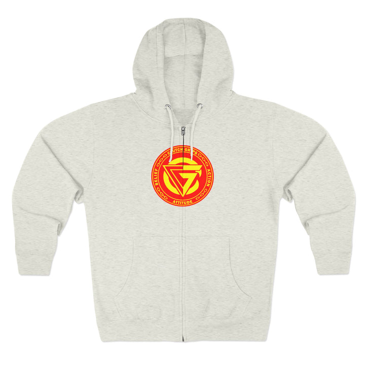CG SAMURAI MASK ORANGE GOLD /CLUTCHGRIPS ZIP UP