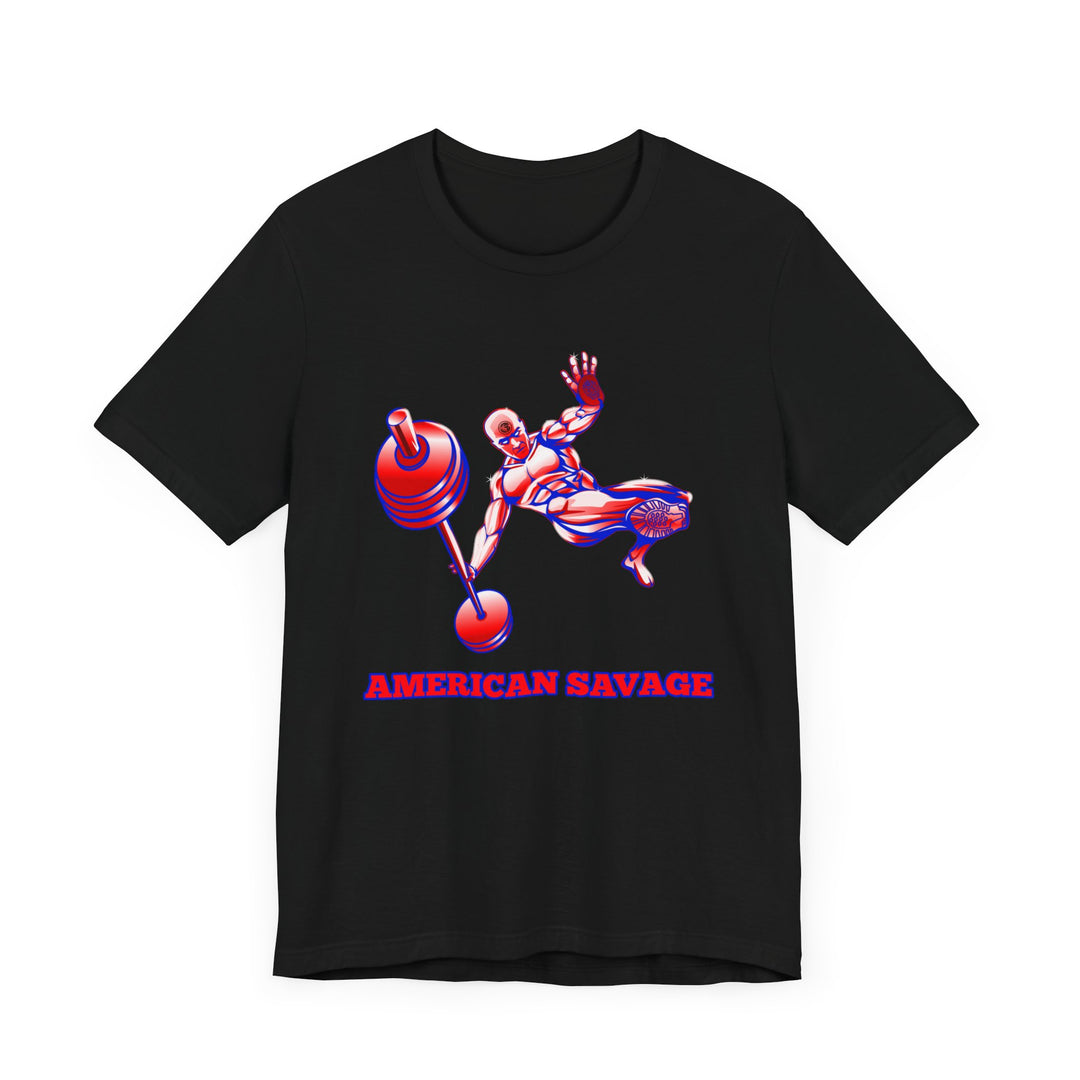 MAC-JUMP RED WHITE BLUE LARGE PICTURE ON THIS ONE /AMERICAN SAVAGE