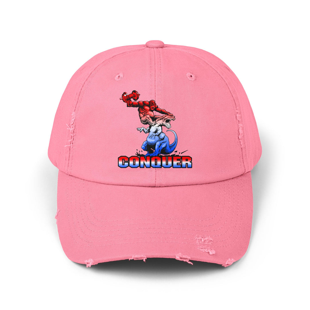 APE VS ZILLA RED WHITE BLUE FADE /CONQUER CAP