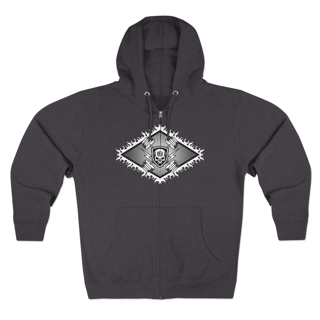 WICKED VIPER BLACK WHITE /LIFT OR DIE ZIP UP