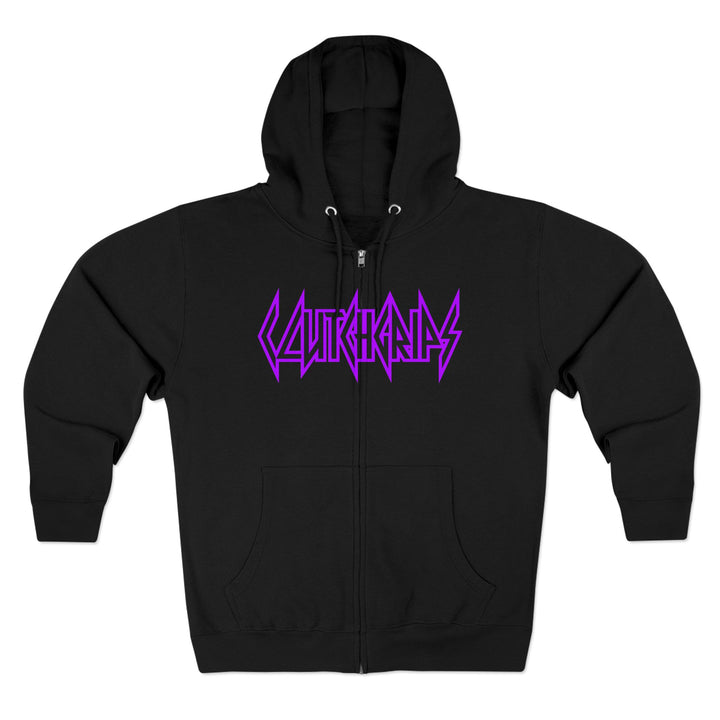 CG SKULL PURPLE NURPLE /LIFT OR DIE ZIP UP