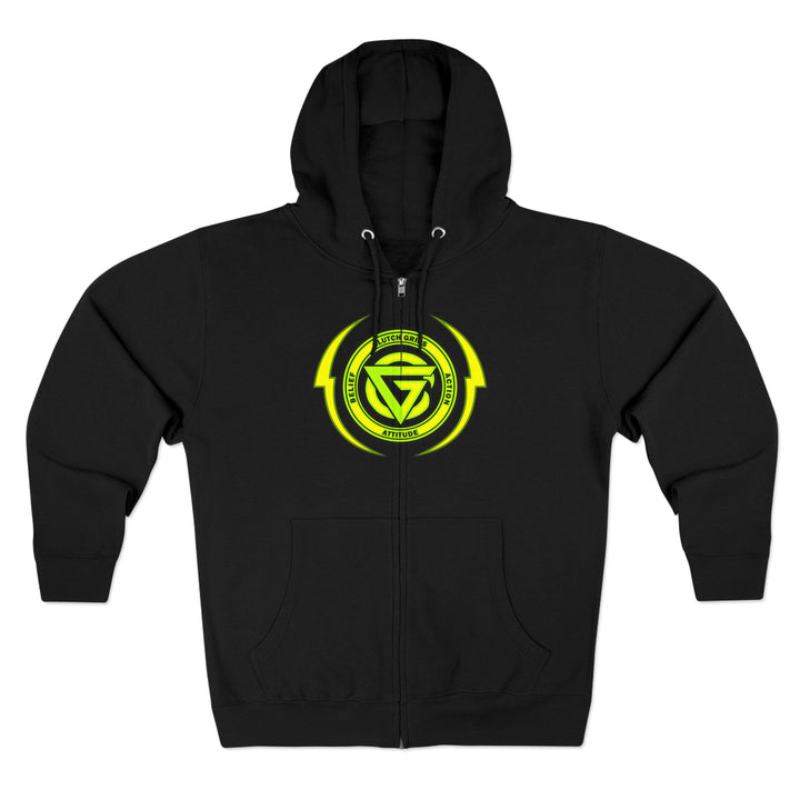 CG LIME GREEN COLISEUM MAC LIFT HARDER ZIP UP