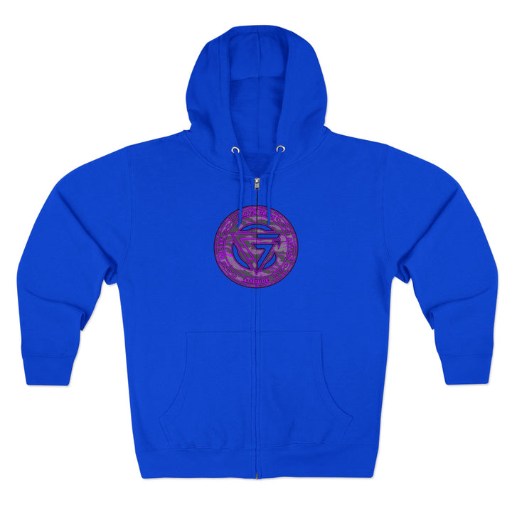 CG ANGRY DOG CAMO GREY PURPLE/READY FOR WAR ZIP UP