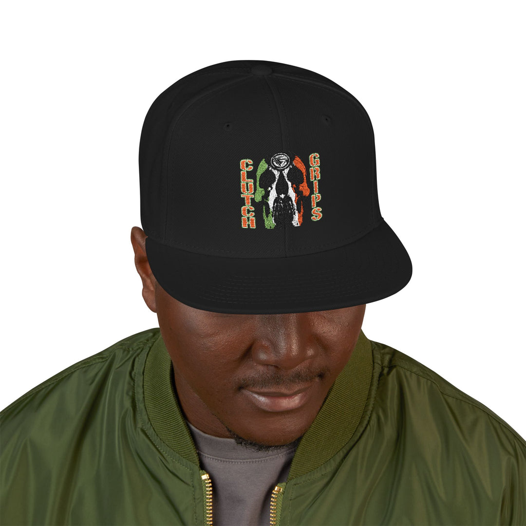 RED WHITE GREEN SKULLATOR Snapback (Embroidery)