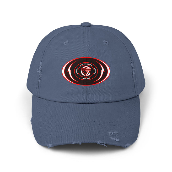 CG OVAL LOGO RED WHITE LIGHTNING ARCHES CAP
