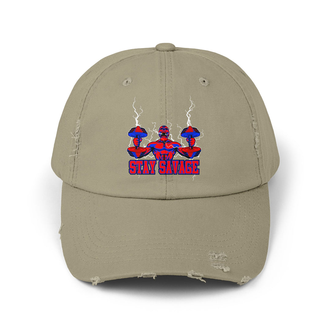 RIDE THE LIGHTNING RED BLUE /STAY SAVAGE CAP