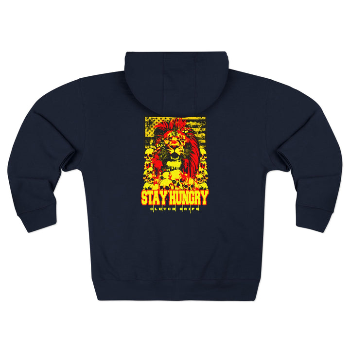 CG LION HEART RED YELLOW /STAY HUNGRY ZIP UP
