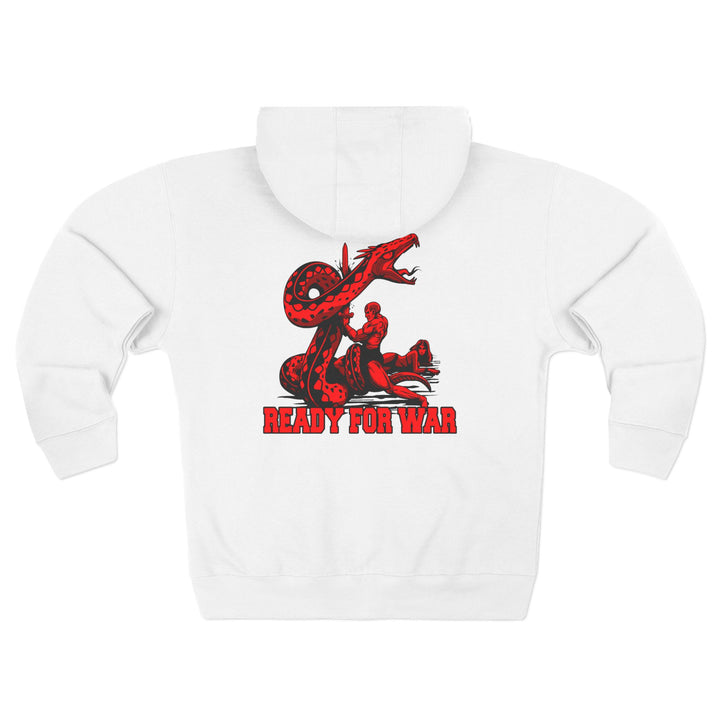 CG SERPENT SLAYER RED BLACK /READY FOR WAR ZIP UP