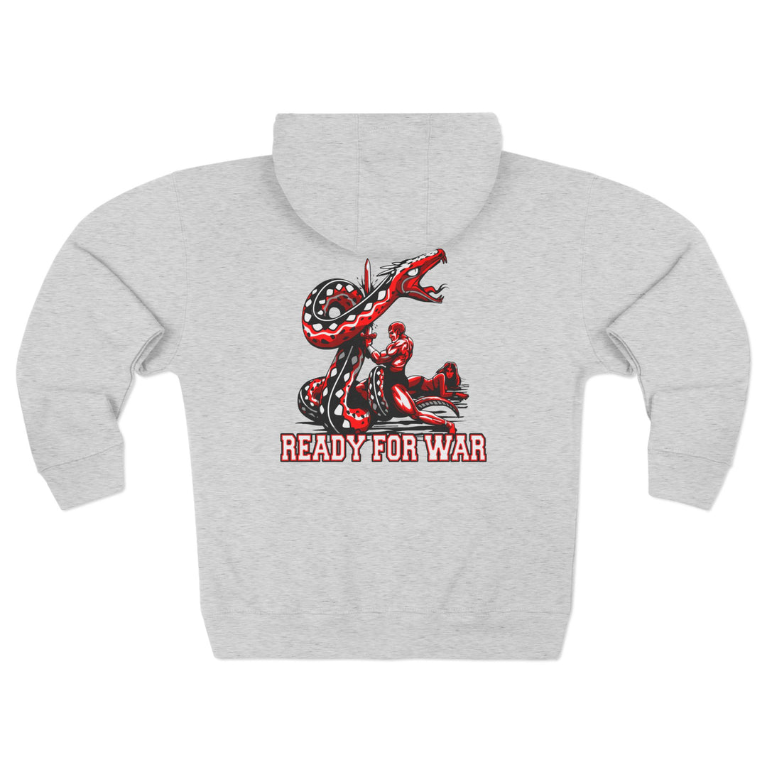 CG SERPENT SLAYER RED BLACK /READY FOR WAR ZIP UP