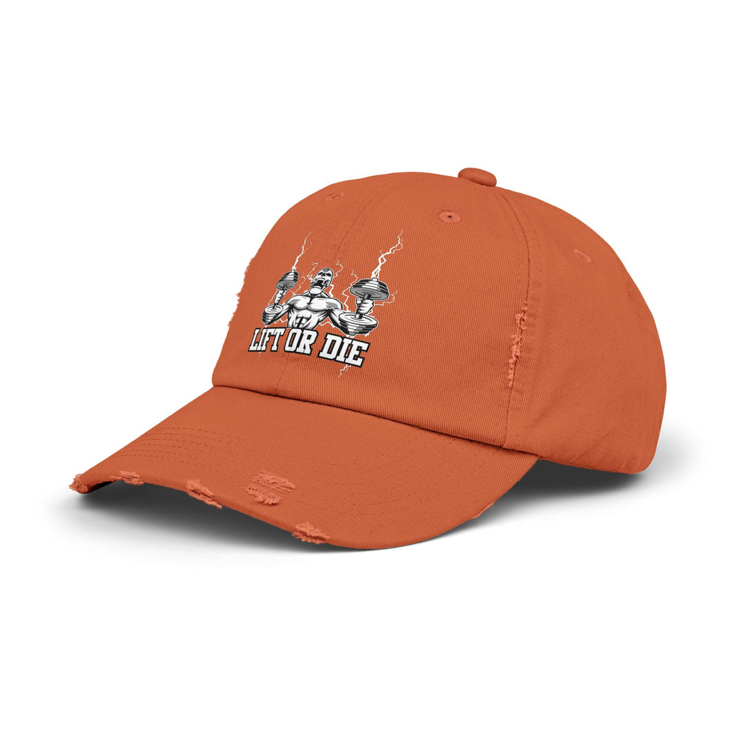 RIDE THE LIGHTNING WHITE/LIFT OR DIE CAP