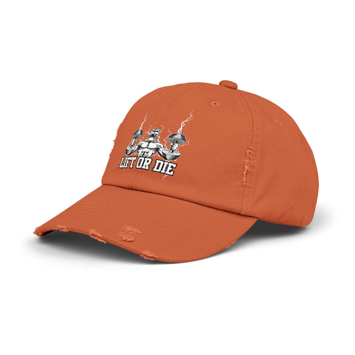 RIDE THE LIGHTNING WHITE/LIFT OR DIE CAP