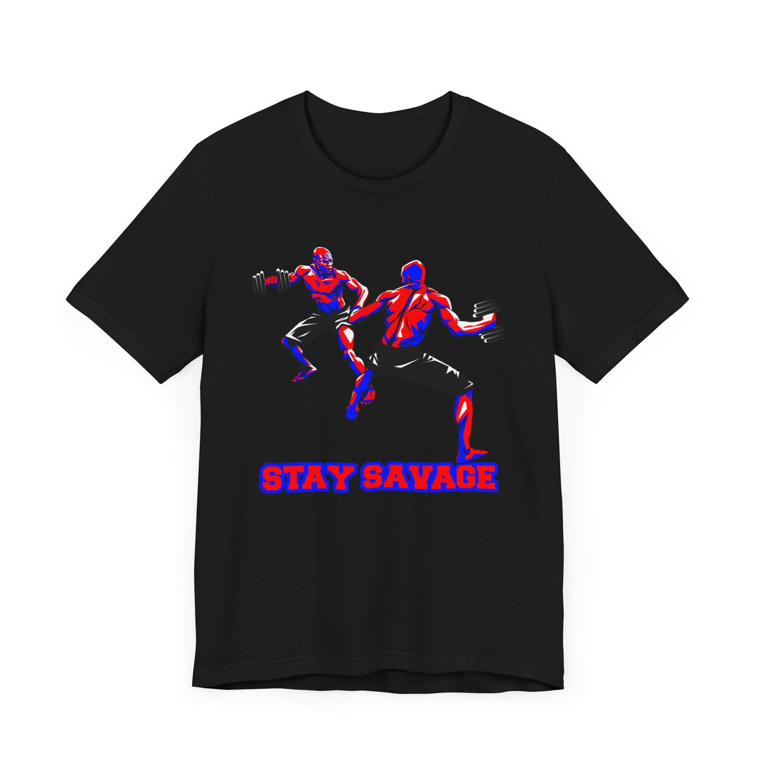 CG RED BLUE MAN VS MAN /STAY SAVAGE
