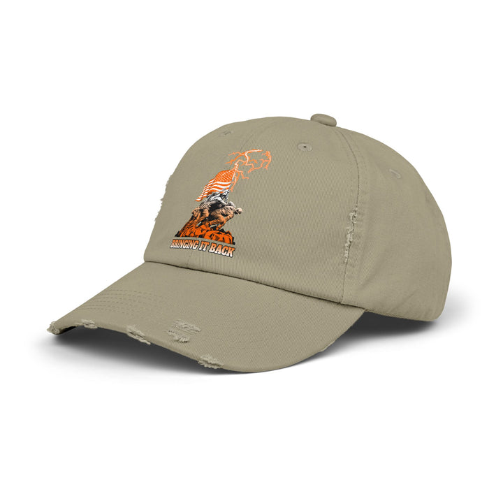 AMERICAN WARRIORS ORANGE WHITE FADE /BRINGING IT BACK CAP