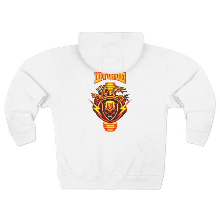 CG SGL SKULL BELL RED GOLD /LIFT OR DIE ZIP UP