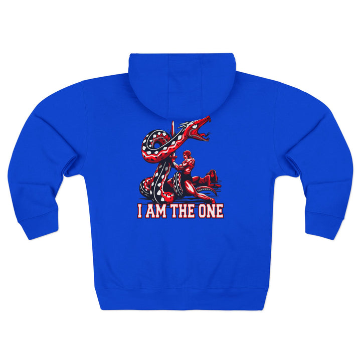 CG SERPENT SLAYER RED BLACK /I AM THE ONE ZIP UP