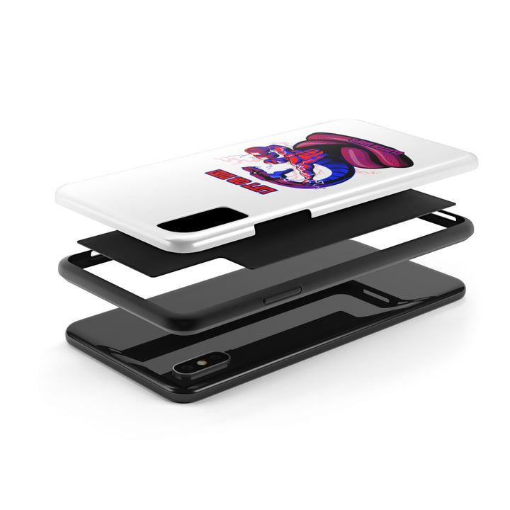 MAC VS SNAKE PHONE CASE RED BLUE /LIFT OR DIE