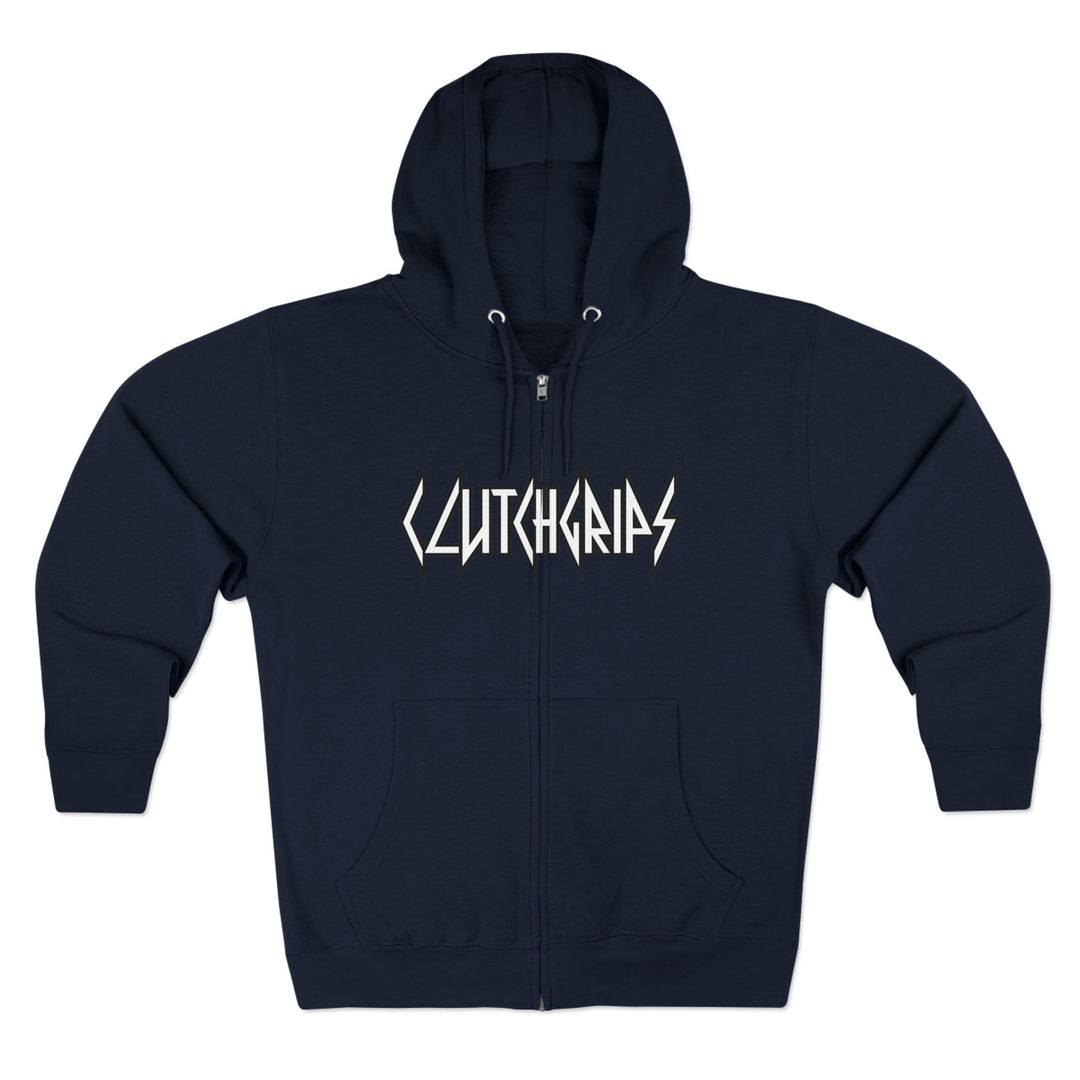 CG DRAGON BELL LIGHTNING WHITE /BELIEF ATTITUDE ACTION ZIP UP