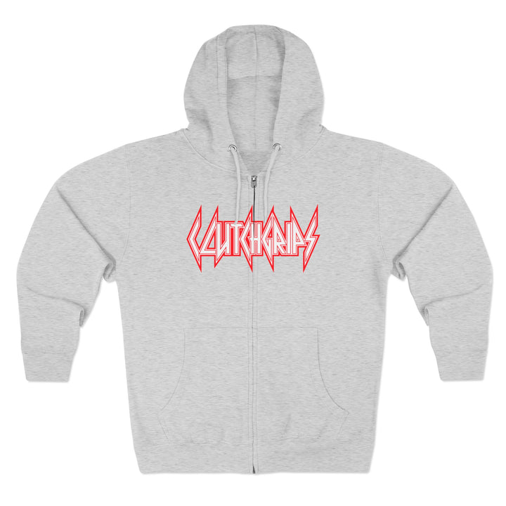 CG APE VS ZILLA RED WHITE /WELCOME TO THE JUNGLE ZIP UP