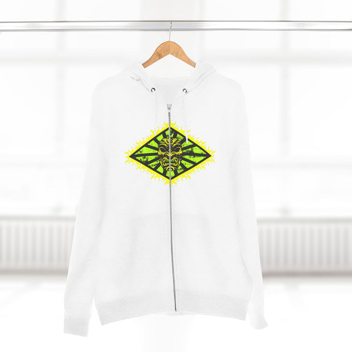 CG YELLOW LIME  ENTER THE MAC/CONQUER ZIP UP