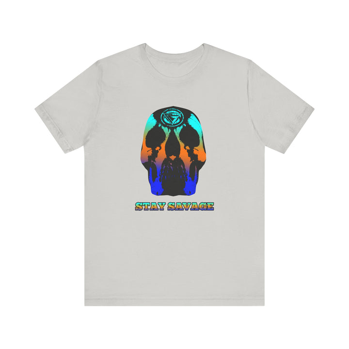 SKULLATOR BLUE ORANGE AQUA  /STAY SAVAGE