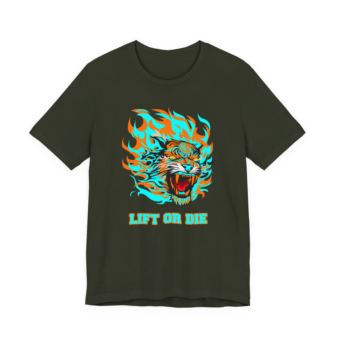 TIGER FLAME MIAMI AQUA ORANGE /LIFT OR DIE