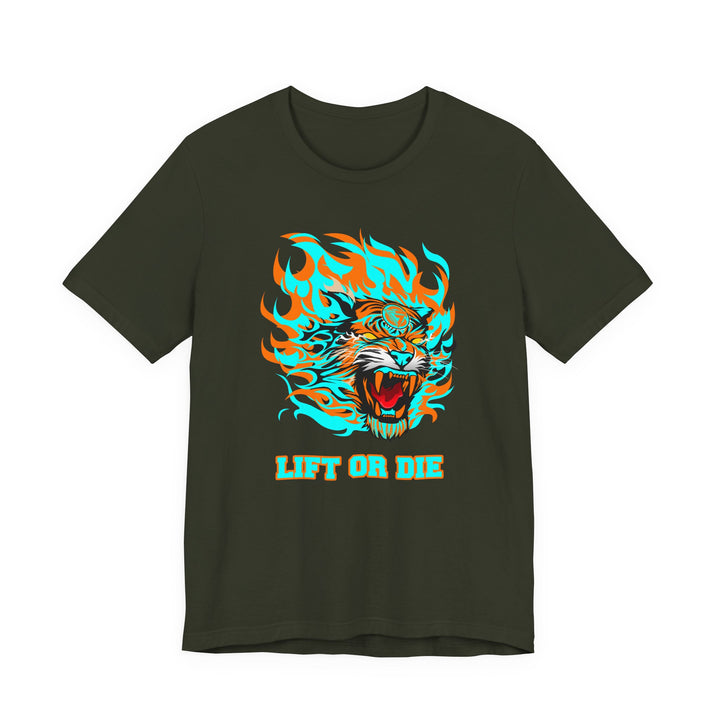 TIGER FLAME MIAMI AQUA ORANGE /LIFT OR DIE