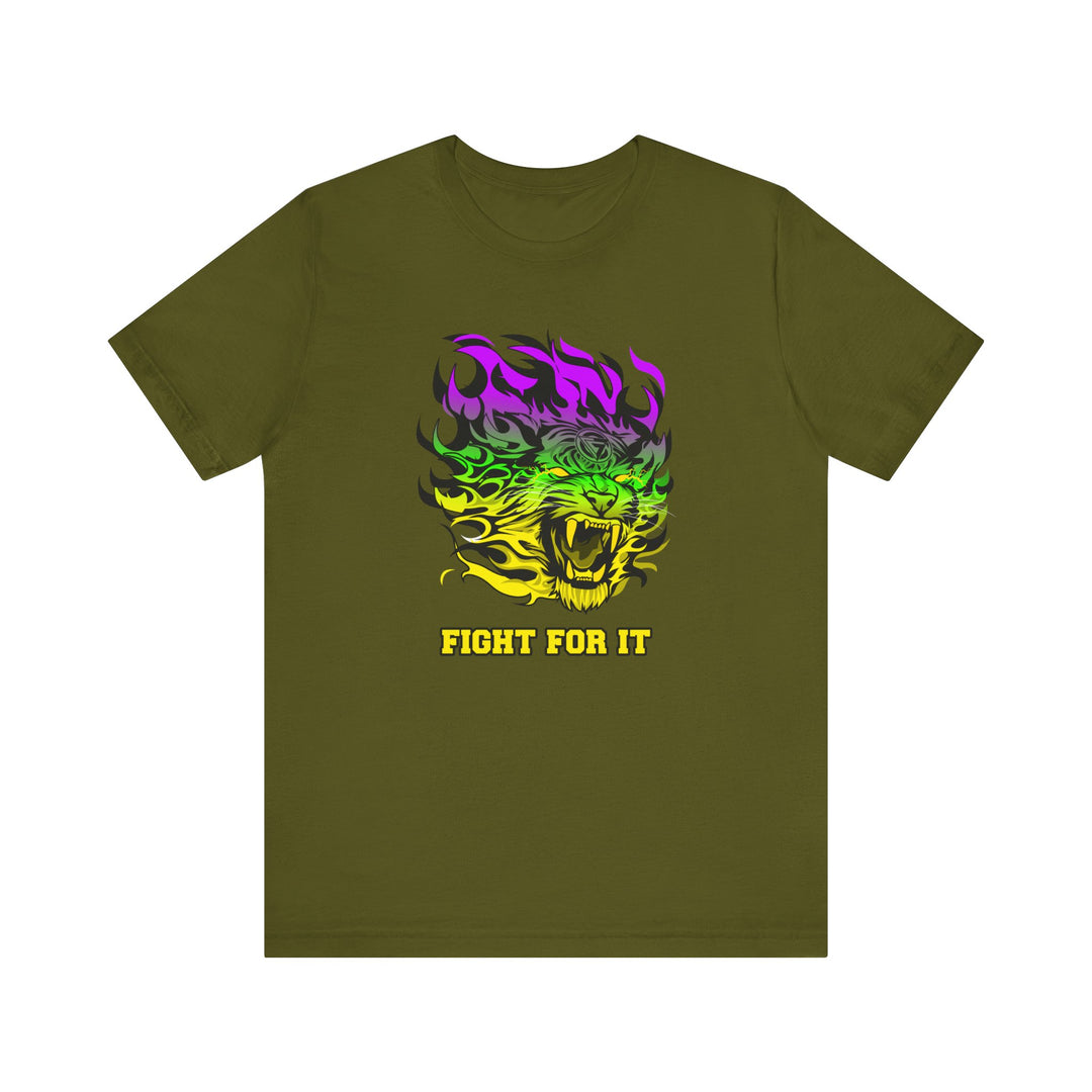 TIGER FLAME YELLOW GREEN PURPLE /FIGHT FOR IT