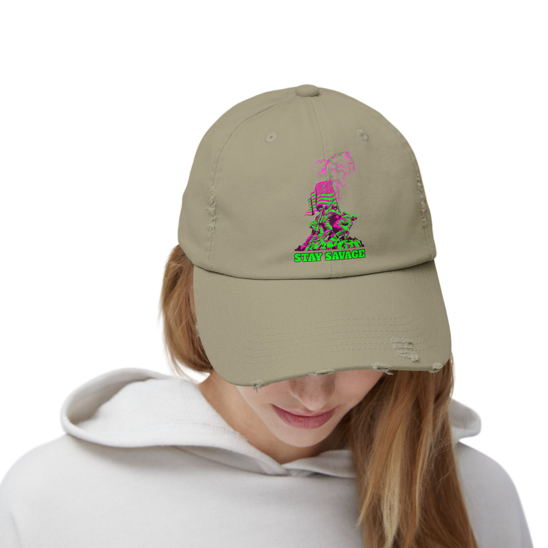 AMERICAN FREEDOM FIGHTER PURPLE GREEN/STAY SAVAGE CAP
