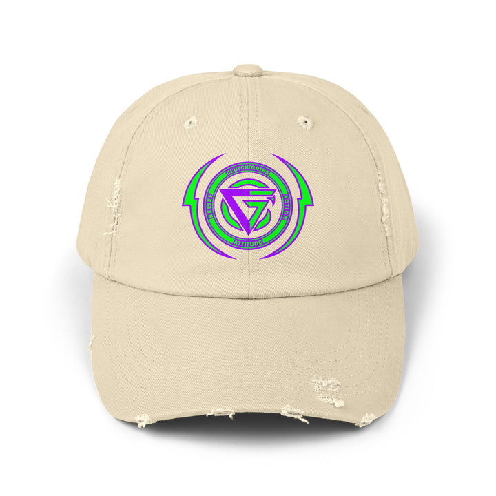 CG LOGO LIGHTNING ARCHES GREEN PURPLE/BELIEF ATTITUDE ACTION CAP