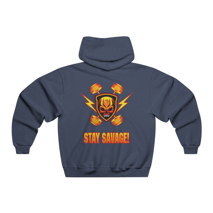 SKULL DBL BELL RED/ORANGE STAY SAVAGE!