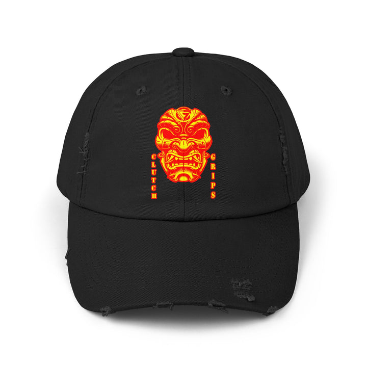 CG SAMURAI MASK ORANGE RED CAP