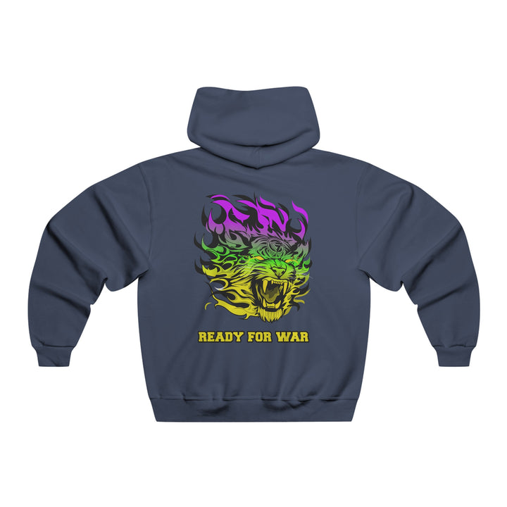 TIGER FLAME PURPLE GREEN YELLOW/READY FOR WAR