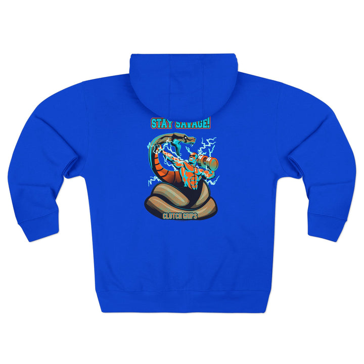 MAC VS SNAKE AQUA MIAMI DIAMOND FRONT /STAY SAVAGE ZIP UP
