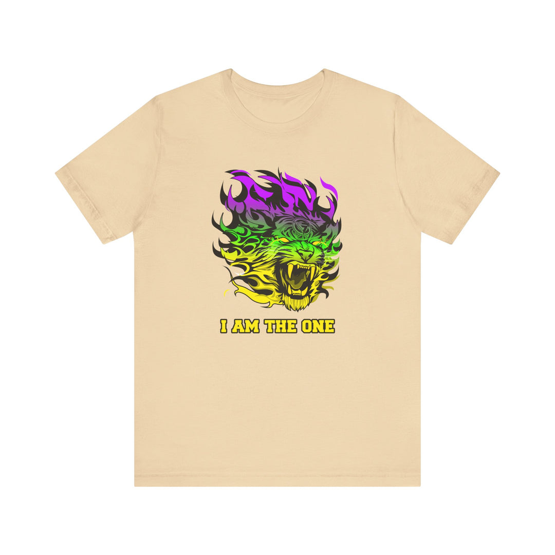 TIGER FLAME YELLOW GREEN PURPLE FADE/I AM THE ONE
