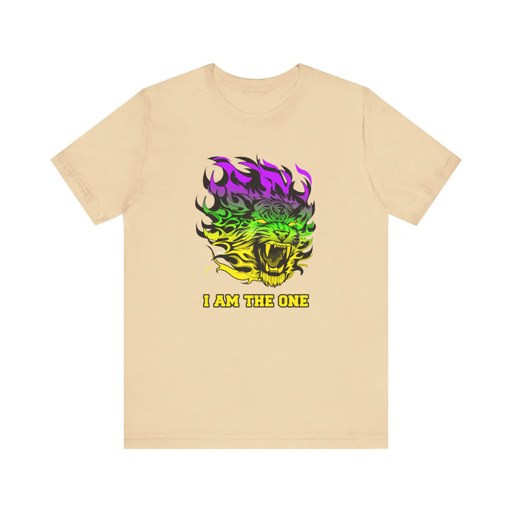 TIGER FLAME YELLOW GREEN PURPLE FADE/I AM THE ONE