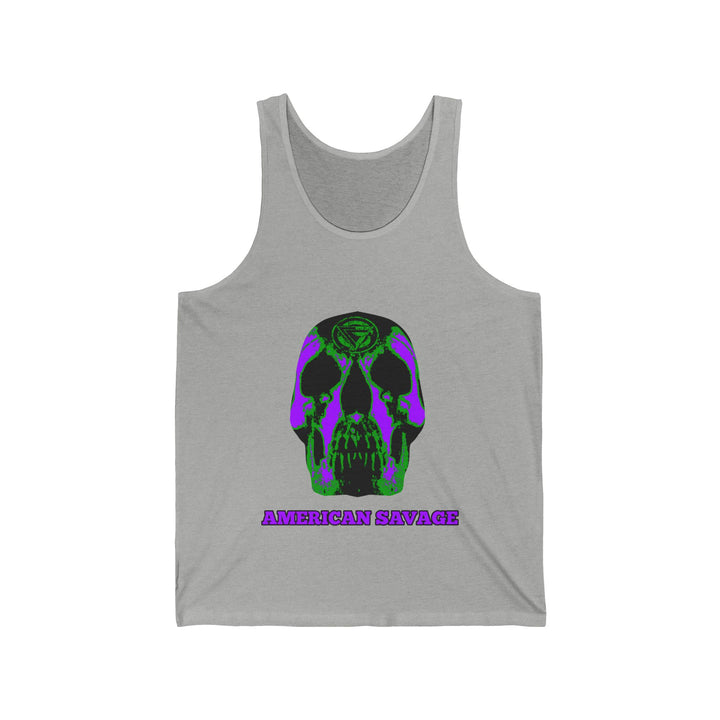 SKULLATOR TANK PURPLE/AMERICAN SAVAGE