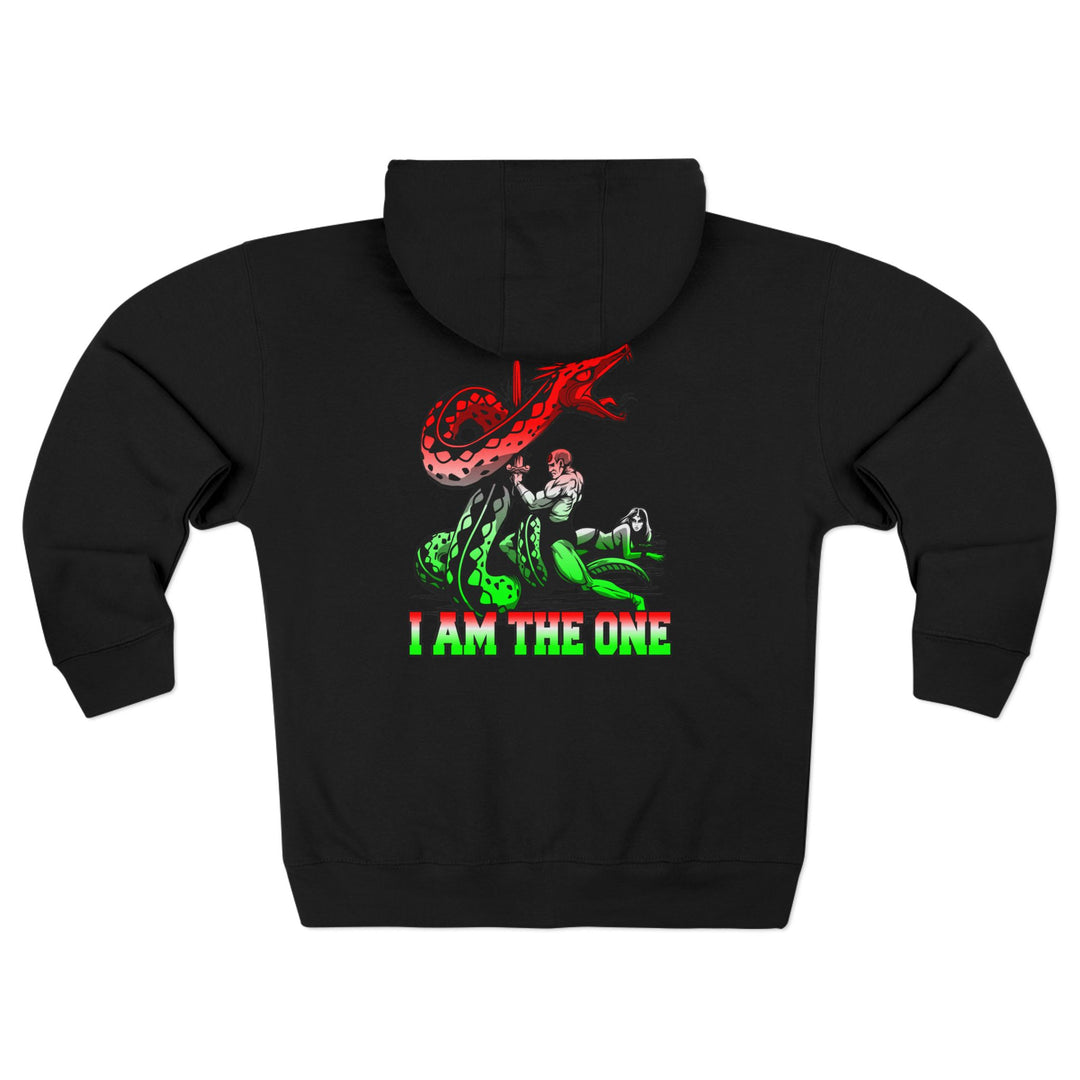 CG SERPENT SLAYER RED WHITE GREEN FADE /I AM THE ONE ZIP UP