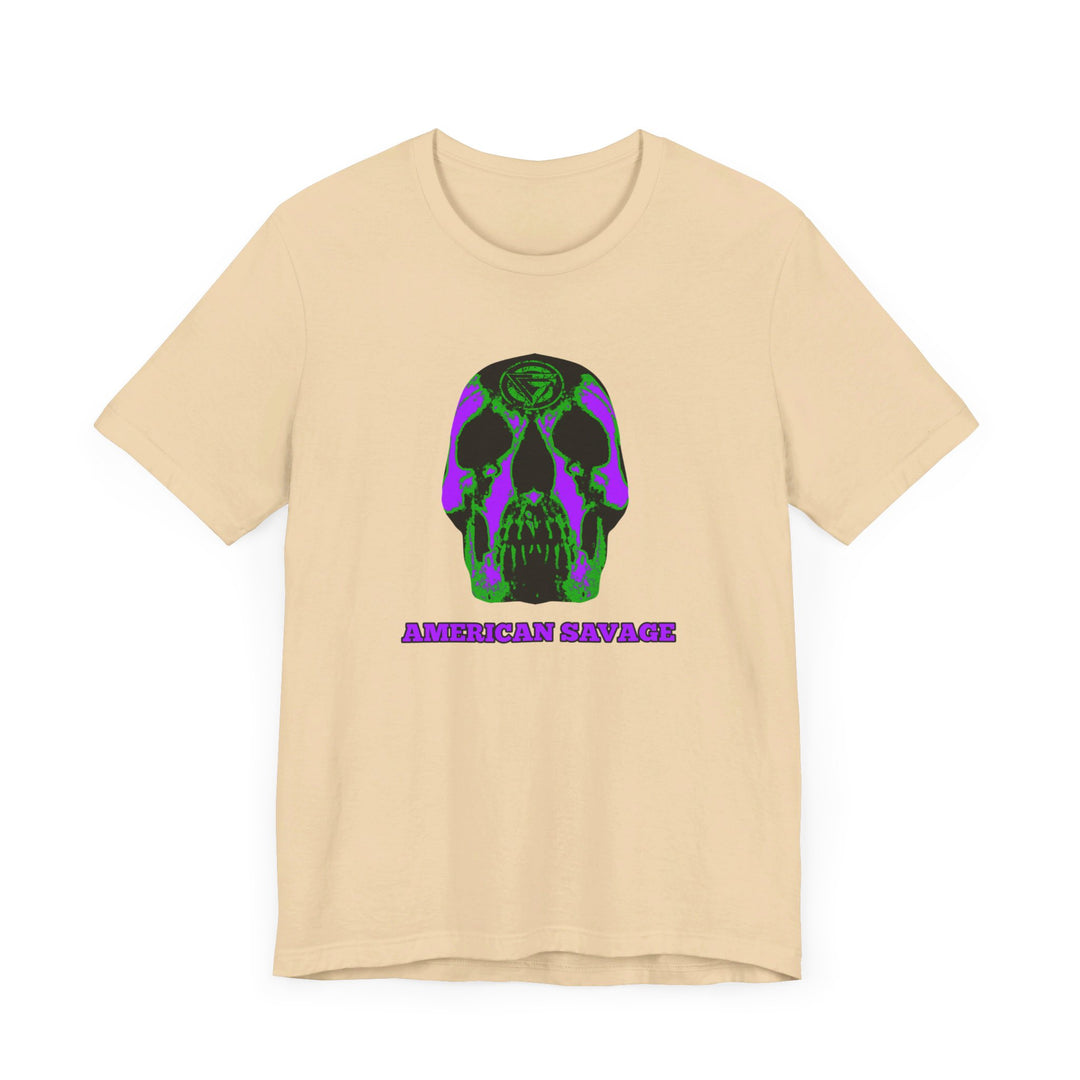 SKULLATOR PURPLE GREEN  /AMERICAN SAVAGE