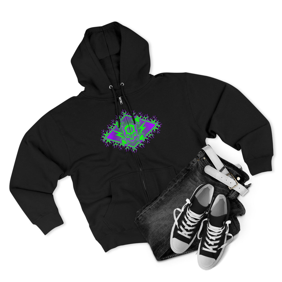 CG SERPENT SLAYER PURPLE GREEN /READY FOR WAR ZIP UP