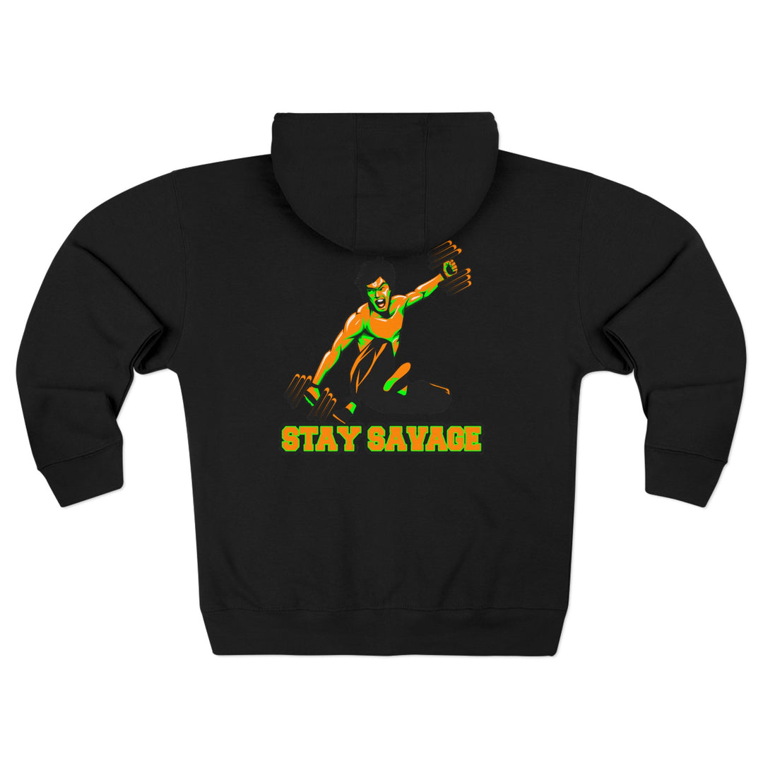 CG LIFT KICK ORANGE GREEN FADE/STAY SAVAGE ZIP UP