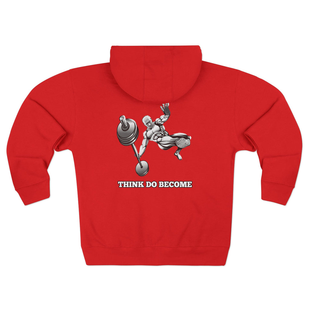 CG MAC JUMP WHITE /THINK DO BECOME ZIP UP