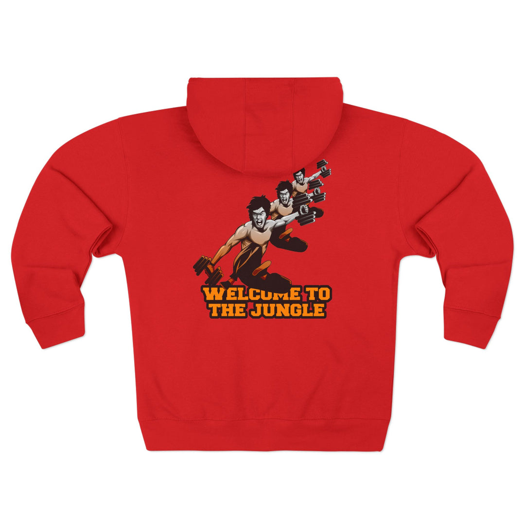 CG LIFT KICK ORANGE WHITE FADE/WELCOME TO THE JUNGLE ZIP UP