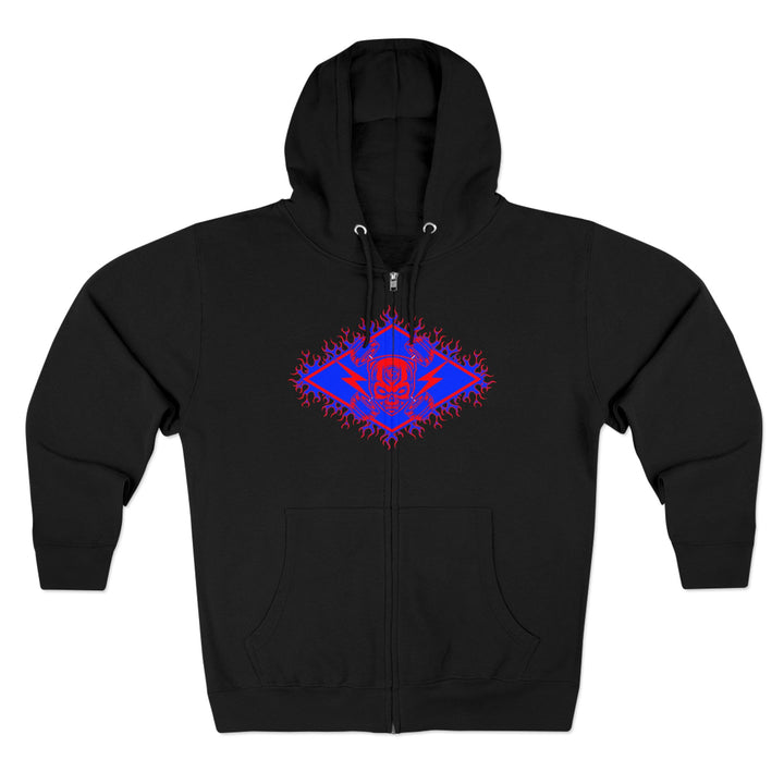 CG STAND OFF RED BLUE /KILL OR BE KILLED ZIP UP