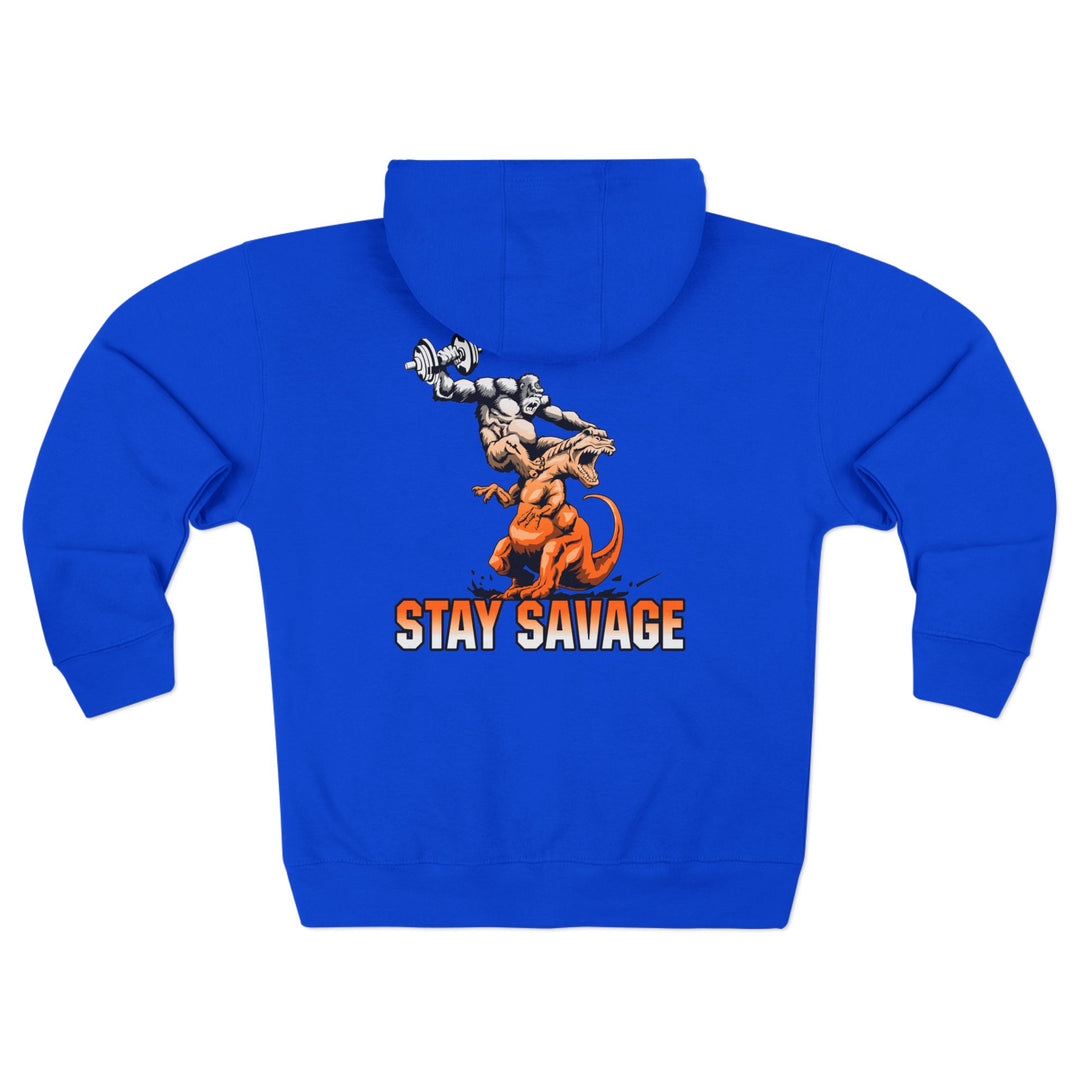 CG APE VS ZILLA 2ND FIGHT ORANGE WHITE FADE /STAY SAVAGE ZIP UP