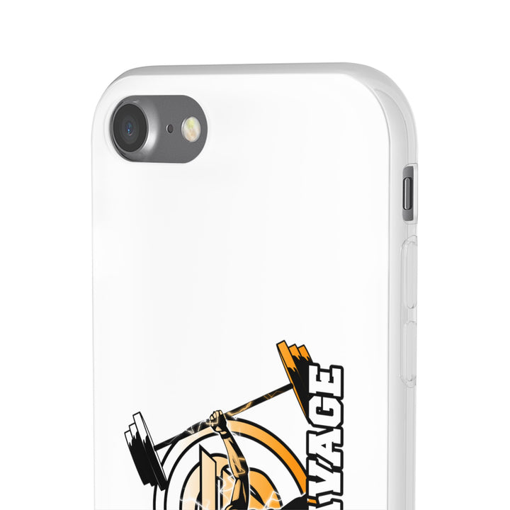 SPARTAN LIFT ORANGE WHITE PHONE CASE/STAY SAVAGE