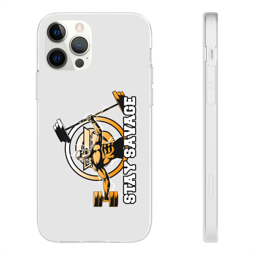 SPARTAN LIFT ORANGE WHITE PHONE CASE/STAY SAVAGE