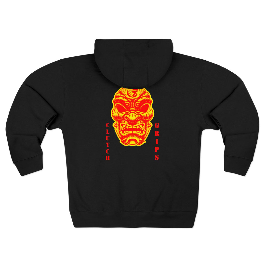 CG SAMURAI MASK ORANGE GOLD /CLUTCHGRIPS ZIP UP