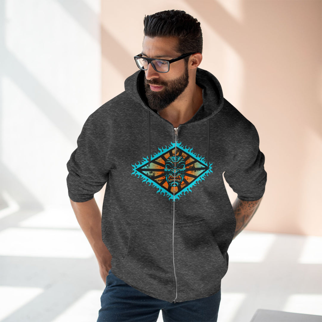 MAC VS SNAKE AQUA MIAMI DIAMOND FRONT /STAY SAVAGE ZIP UP