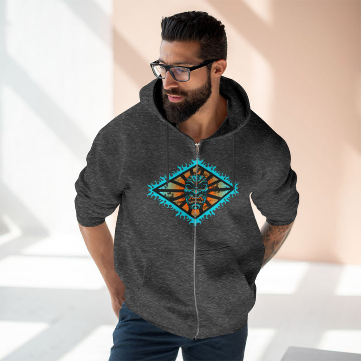MAC VS SNAKE AQUA MIAMI DIAMOND FRONT /STAY SAVAGE ZIP UP