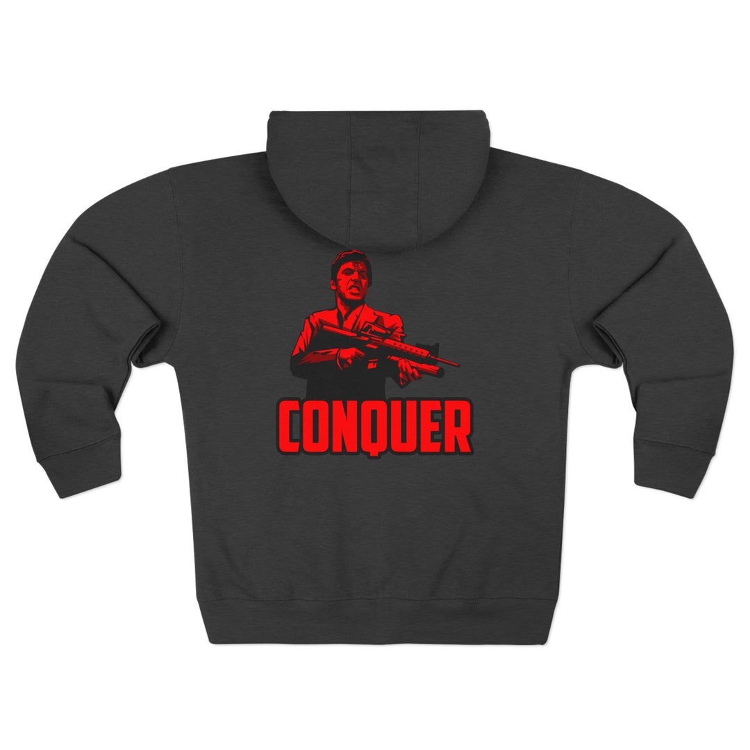 CG FINAL BOSS RED/CONQUER ZIP UP